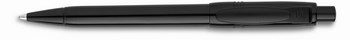 plastic promotional pens - OLLY - OLLY ALL BLACK